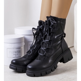 PA1 Bottines Alcaraz femme noires le noir 1 PA1 Bottines Alcaraz femme noires le noir 1