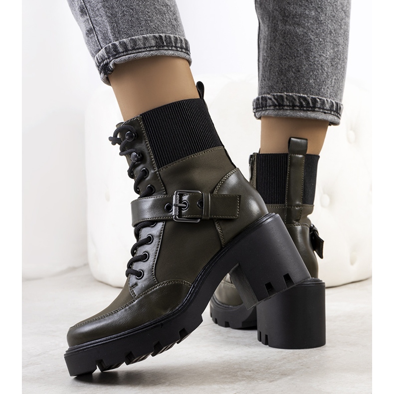 PA1 Escarpins Messina vert 1