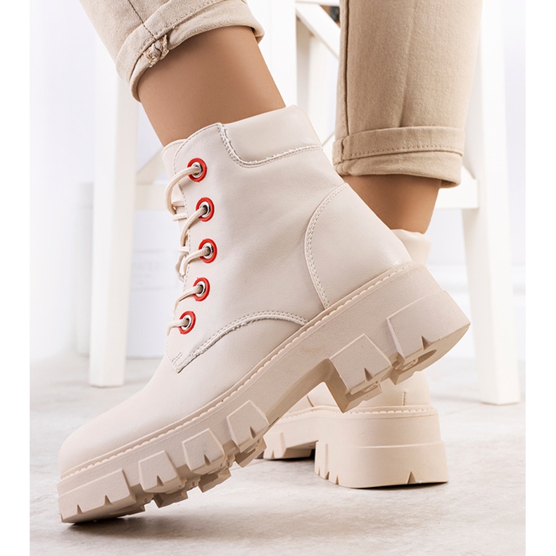 Bottines beiges Ursa 1