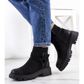 PA1 Bottines Piave femme noires le noir 1