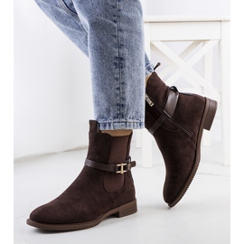 Bottines classiques Odila marron brun 1