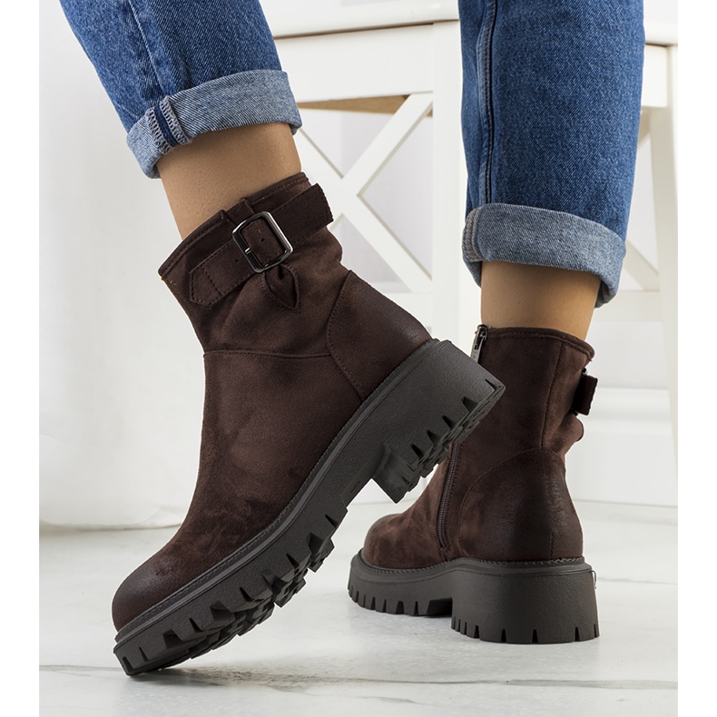 Bottes marron d'Alejandra brun 1