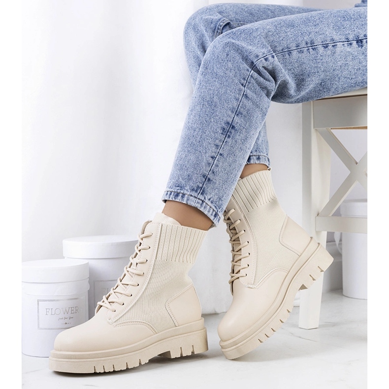 Trappeurs Lennon beiges 1