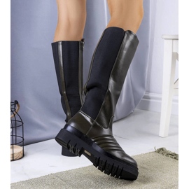 Bottines Calliope vertes 2