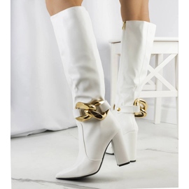 Bottines Elena blanches 1