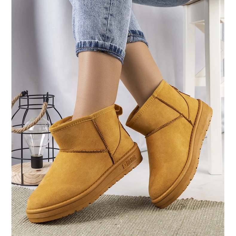 Big Star KK274289 Bottes de neige des femmes beige des femmes 1