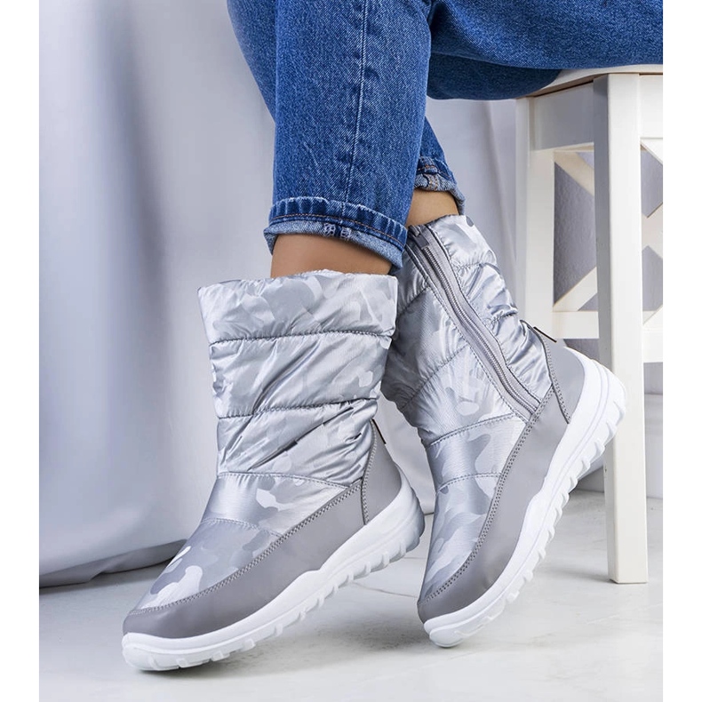 Big Star Bottes de neige grises KK274600 multicolore 1 Big Star Bottes de neige grises KK274600 multicolore 1