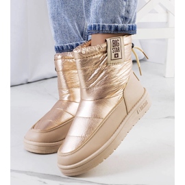 Big Star Bottes de neige dorées II274121 beige 1 Big Star Bottes de neige dorées II274121 beige 1