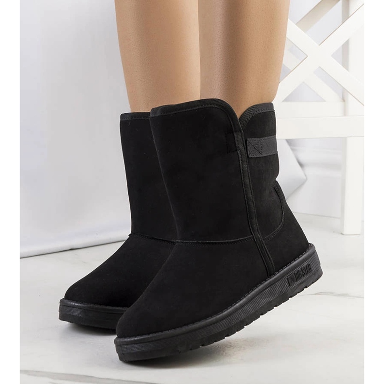 Bottes de neige noires Big Star KK274618 1