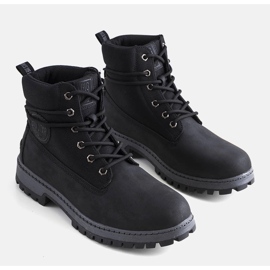 Chaussures de randonnée homme noires Big Star KK174206-906 1