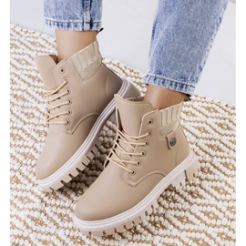 PA1 Bottes pour femmes beiges d'Odell 2 PA1 Bottes pour femmes beiges d'Odell 2