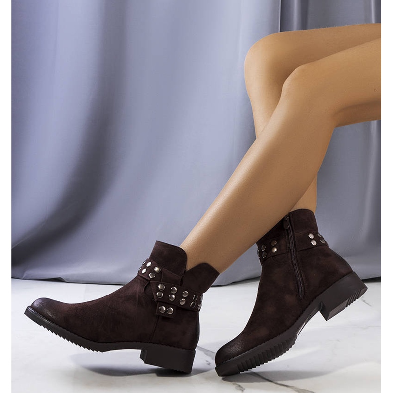 PA1 Bottes isolées marron de Meldert brun 1