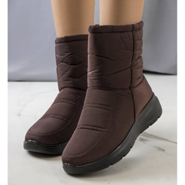 PA1 Bottes de neige matelassées marron Alani brun 1