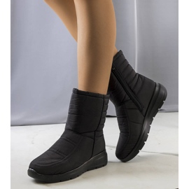 PA1 Bottines matelassées noires Alani 1