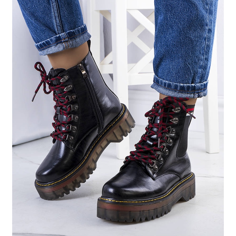 Bottines Foria femme noires le noir 1