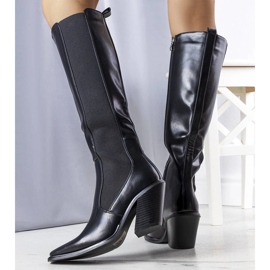Bottes Imagna noires à la mode le noir 1