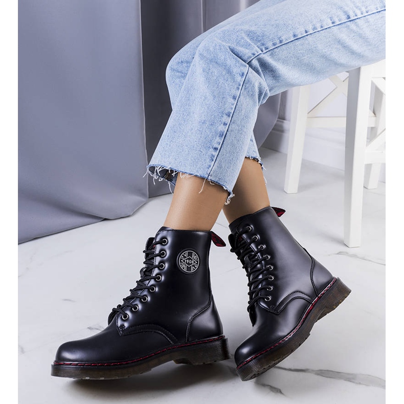 Bottes isolées noires LCJ-22-31-1437LA Lee Cooper 1