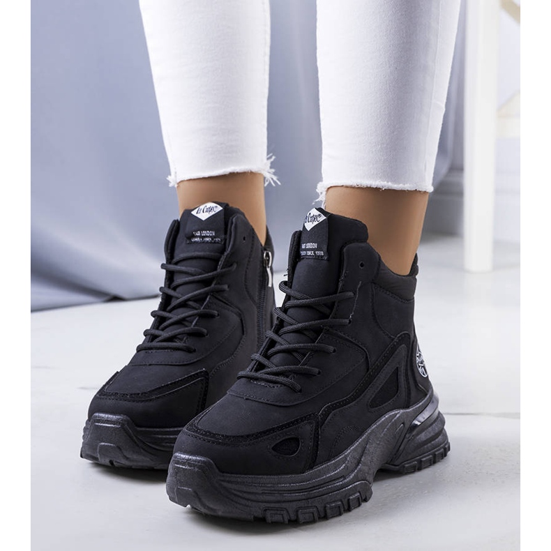 Bottes isolées noires LCJ-22-44-1353L Lee Cooper 1