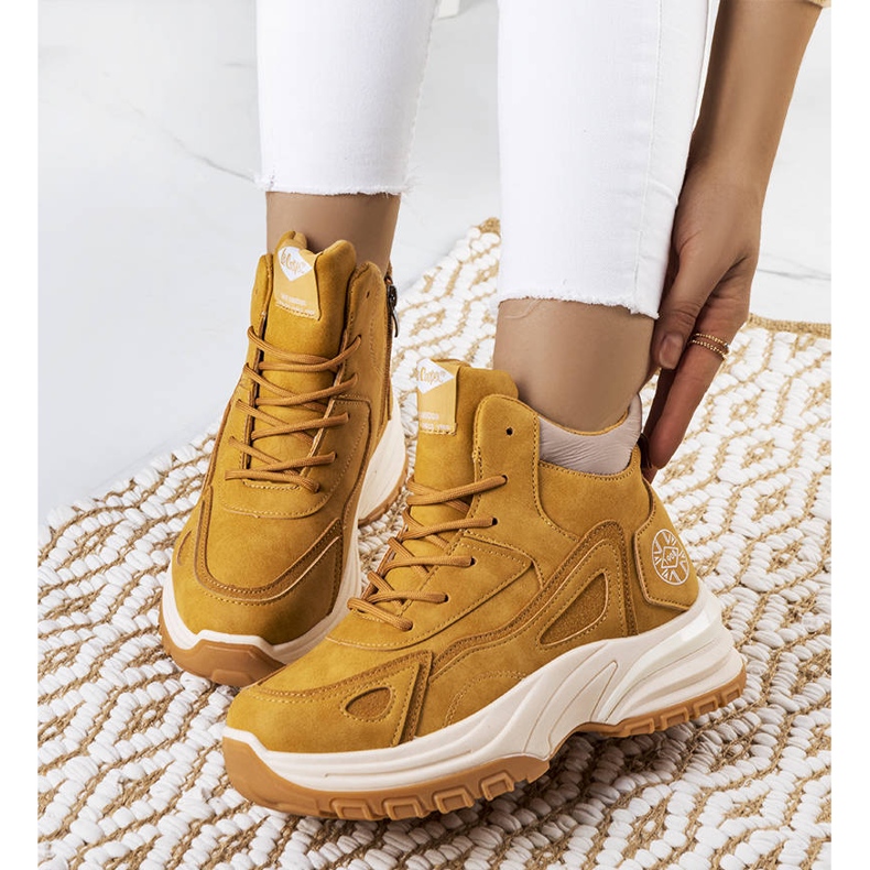 Bottes camel isolées LCJ-22-44-1354L Lee Cooper brun 1