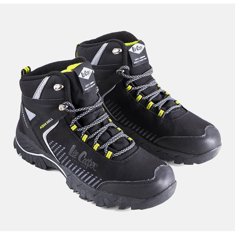 Lee Cooper Bottes de randonnée isolées noires LCJ-22-01-1401M 1