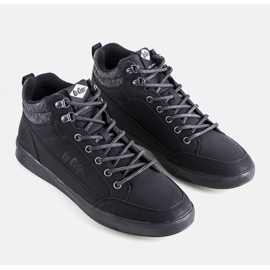 Lee Cooper Baskets isolées noires LCJ-22-31-1454 le noir 1