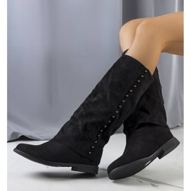PA1 Bottines compensées noires Balbin le noir 1