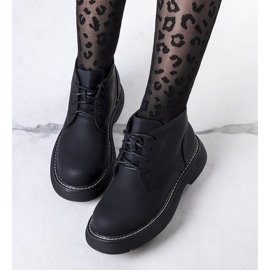 PA1 Bottes isolées noires de Savino 1