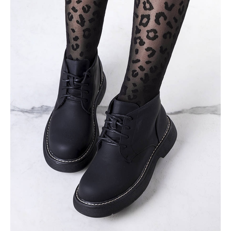 PA1 Bottes isolées noires de Savino le noir 1