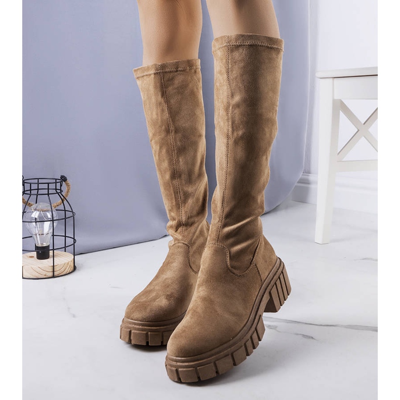 BM Bottes isolées Mesal marron brun kaki vert 1