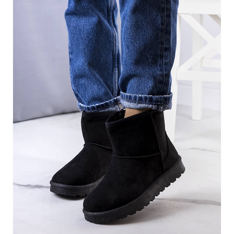 Bottes de neige isolées noires de Vago 1