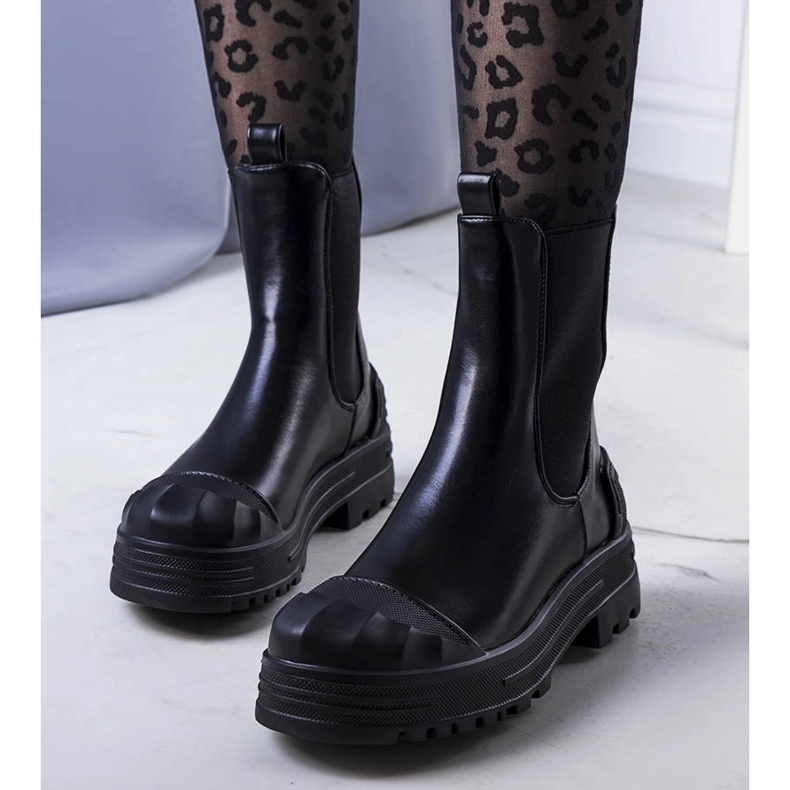 Bottines Crispo femme noires le noir 1