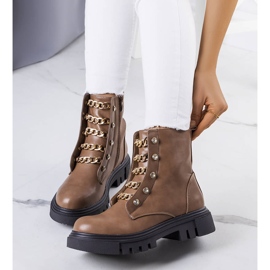 Bottes isolées marron Perno brun 1