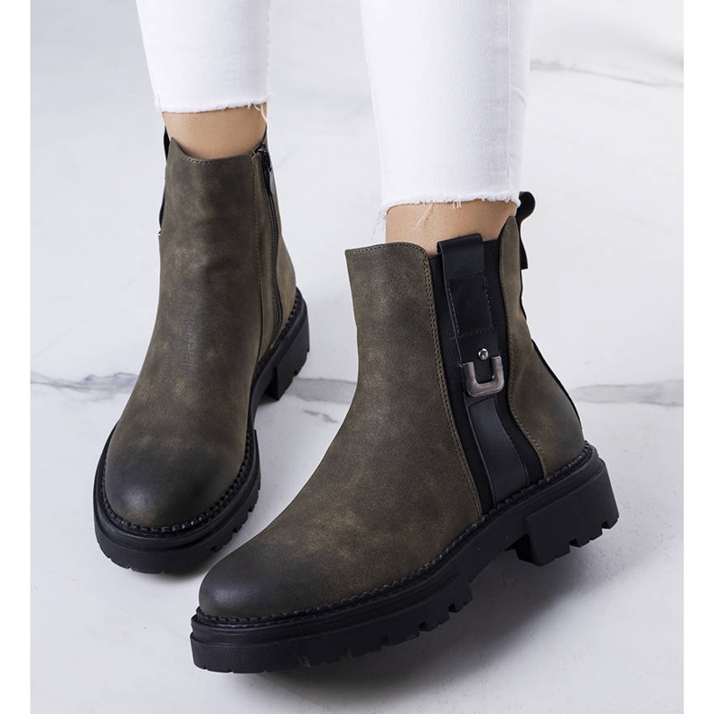 BM Bottes isolées vertes de Xiomara 1