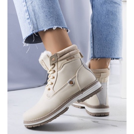 BM Bottes isolées beiges de Saylor 1