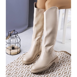 Bottes isolées beiges Prinio 1 Bottes isolées beiges Prinio 1