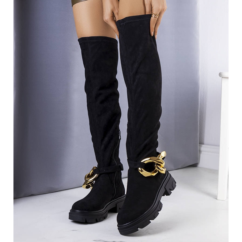 Bottes hautes noires de Rero 1