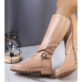 Bottes isolées beiges Olmin 1