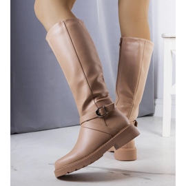 Bottes isolées beiges Olmin 2