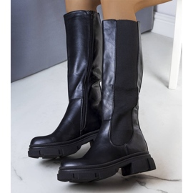 BM Bottes isolées noires de Flores le noir 1