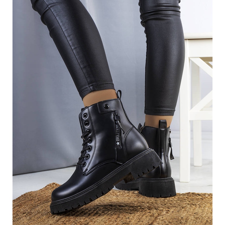 BM Bottes isolées noires d'Anja 2
