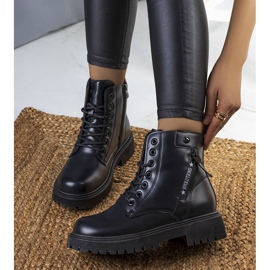 BM Bottes isolées noires d'Anja le noir 1