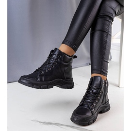 PA1 Bottes isolées noires de Dinto le noir 1 PA1 Bottes isolées noires de Dinto le noir 1
