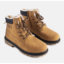 Bottes North isolées camel pour hommes brun 1