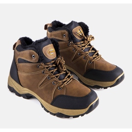 Bottes isolantes brunes pour hommes Upper 1 Bottes isolantes brunes pour hommes Upper 1
