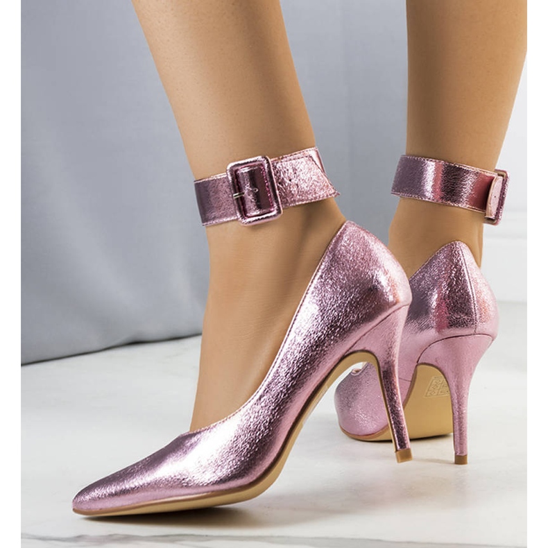 BM Épingles Janin métallisées violettes multicolore rose 1