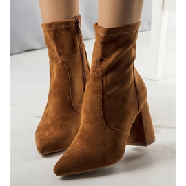 PA1 Bottes camel sur le poteau de Kensley brun 1 PA1 Bottes camel sur le poteau de Kensley brun 1