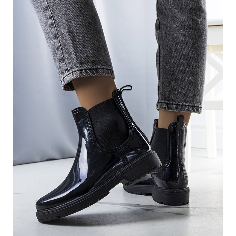Bottes de pluie Kemi noires 1
