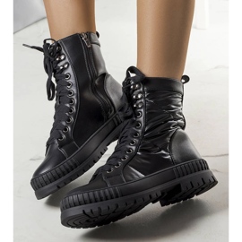Bottes isolées noires de Hamina le noir 1