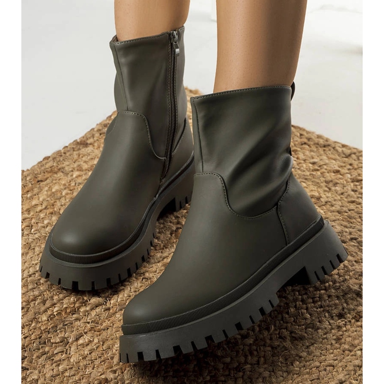 Bottes isolantes vert basilic 1