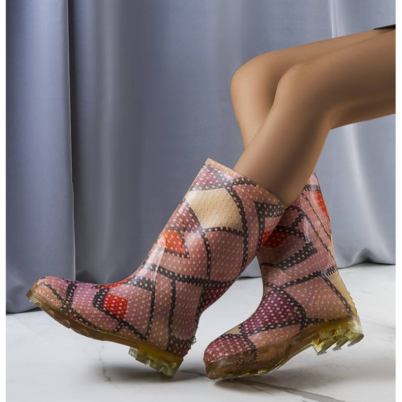 Bottes hautes roses Massby 1 Bottes hautes roses Massby 1